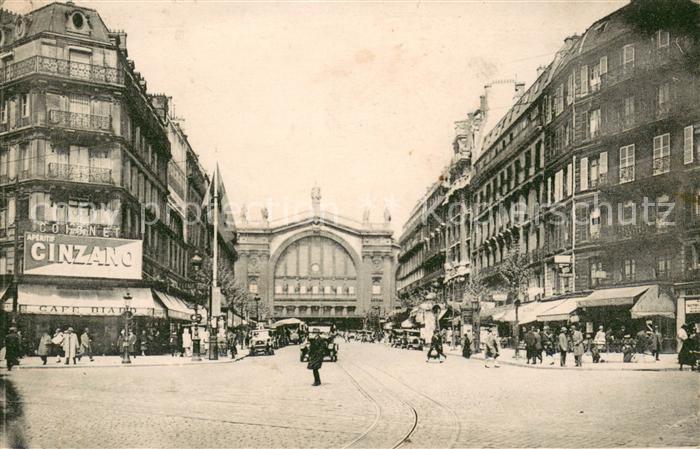 Paris La Gare du Nord et Boulevard Denain