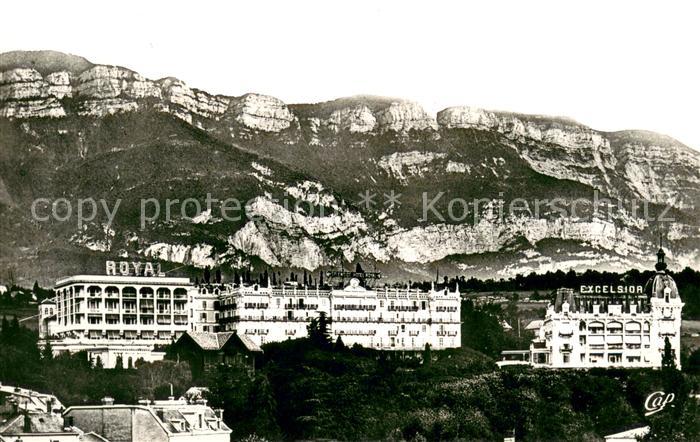 Aix-les-Bains Vue des Hotels Excelsior Splendide et Royal