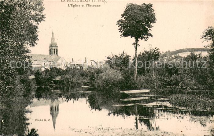 La Ferte-Alais Eglise et l'Essenne