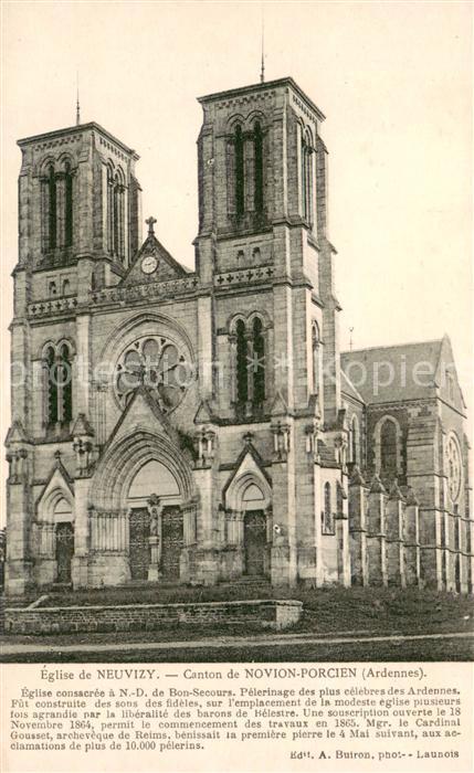 Neuvizy Eglise Canton de Novion Porcien