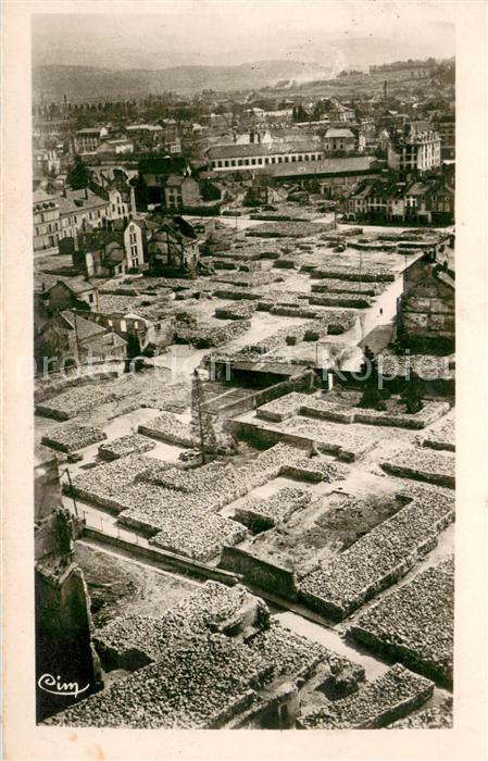 Saint-Die-des-Vosges Le Quartier epargne au dela des Ruins