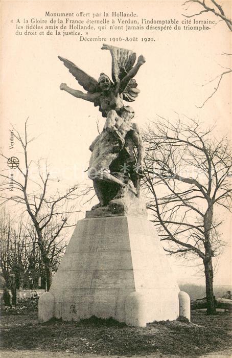 Hollande Monument A l Gloire de la France eternelle a Verdun
