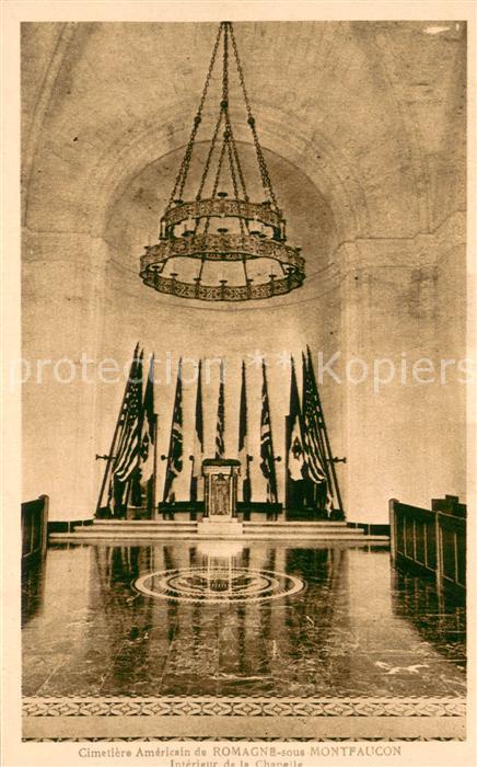 Romagne-sous-Montfaucon Cimetiere Interieur de la Chapelle