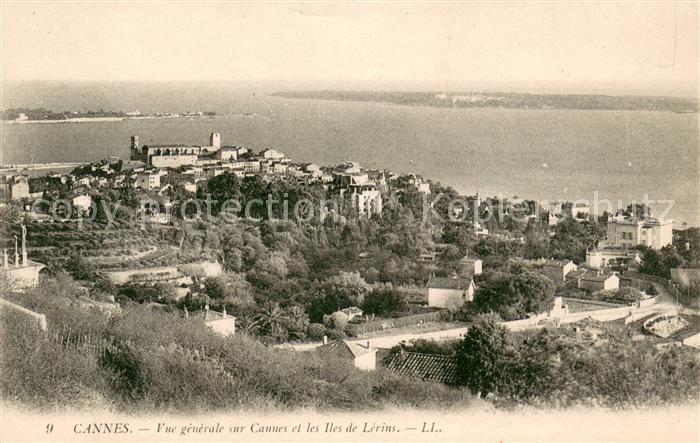 Cannes Alpes-Maritimes Vue generale sur Cannes et les Iles de Lerins