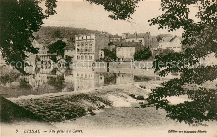 Epinal Vosges Vue prise du Cours