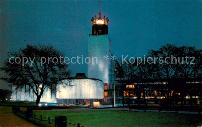 Newcastle upon Tyne The Civic Centre at night