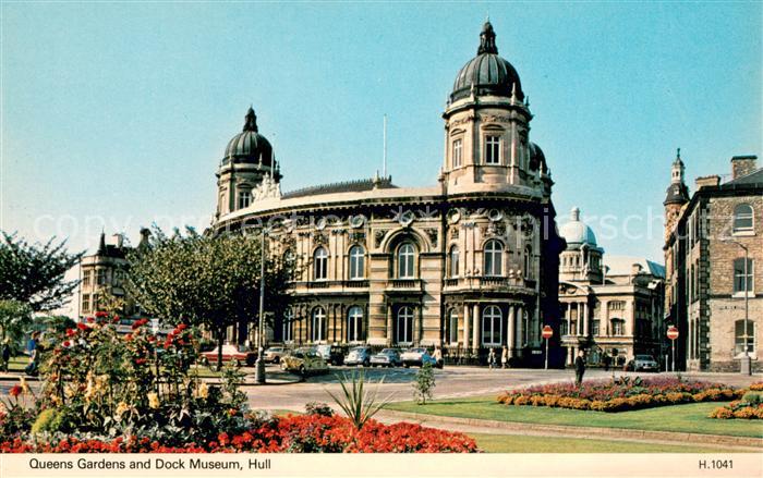 Hull UK Queens Gardens and Dock Museum