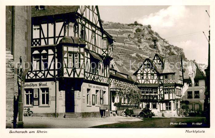 Bacharach Rhein Marktplatz