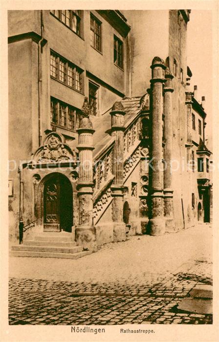 Noerdlingen Rathaustreppe