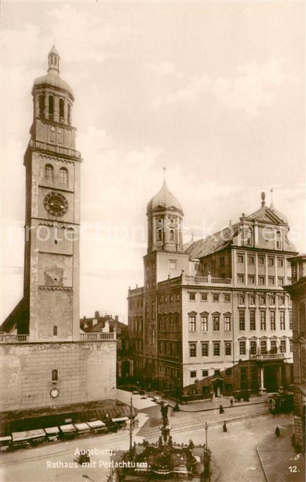 Augsburg Rathaus mit Perlachturm