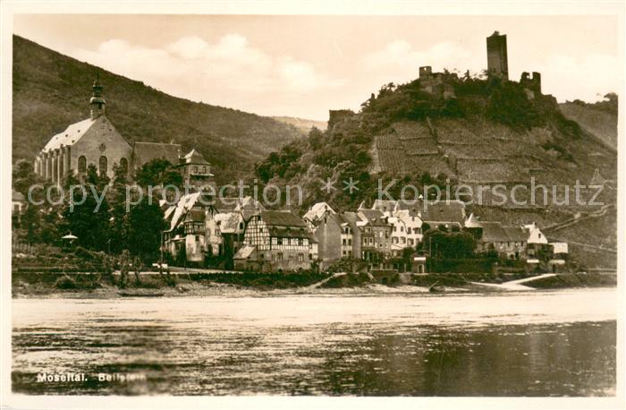 Beilstein Mosel Panorama Kirche Burgruine