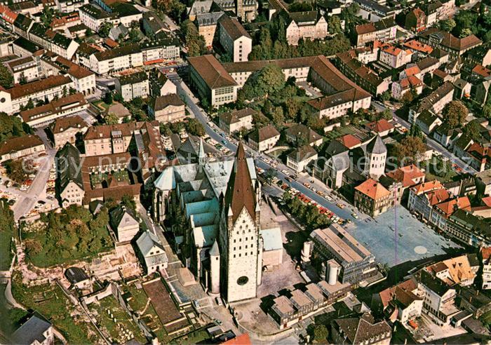 Paderborn Fliegeraufnahme mit Dom