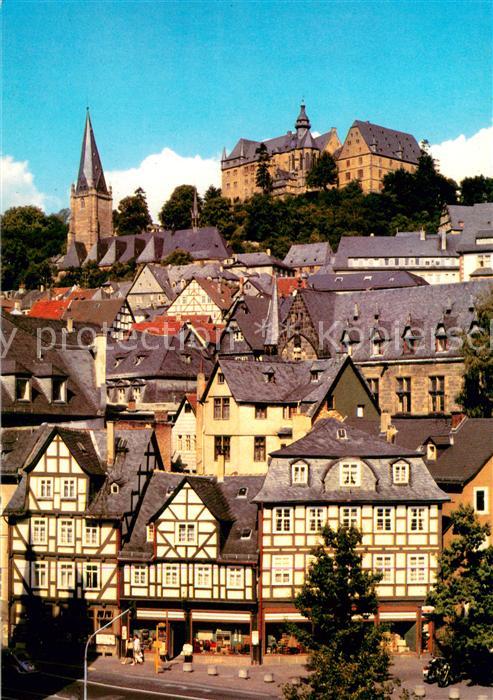 Marburg Lahn mit Schloss