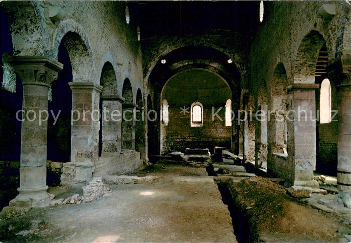 Feldbach Haut-Rhin Interieur de l’Eglise avant la restauration