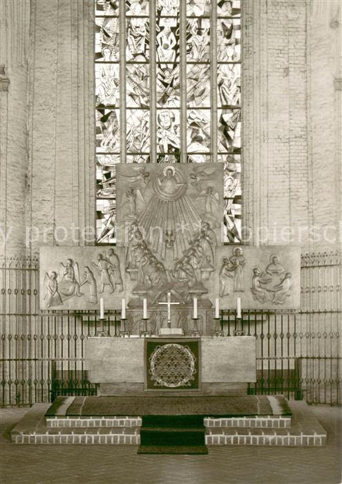 Hamburg St Katharinen Pfingstaltar mit Coventrykreuz