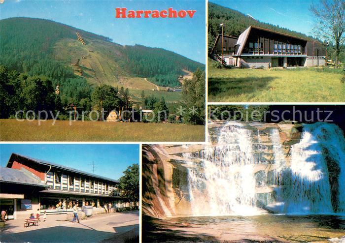 Harrachov Harrachsdorf Skokanske mustky Restaurace Certovka Obchodni dum Horal M