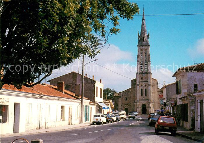 Vendays-Montalivet Le centre et l'eglise