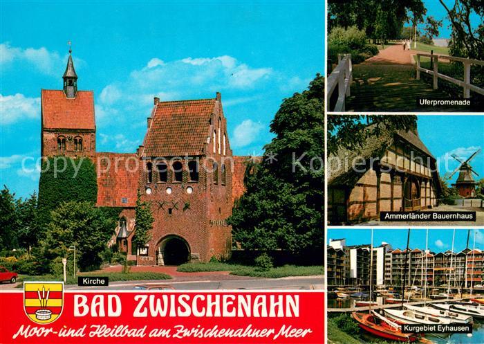 Bad Zwischenahn Kirche Uferpromenade Ammerlaender Bauernhaus Kurgebiet Eyhausen