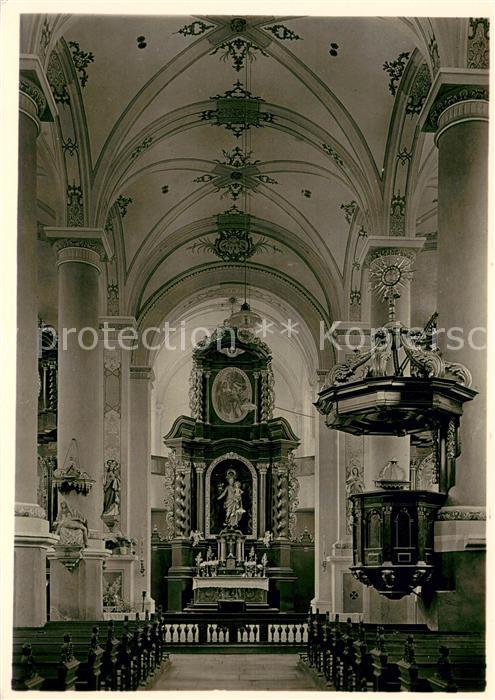 Beilstein Mosel Kirche Mittelschiff und Chor