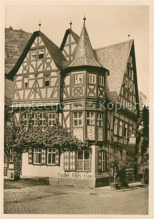 Bacharach Rhein Gasthof Altes Haus