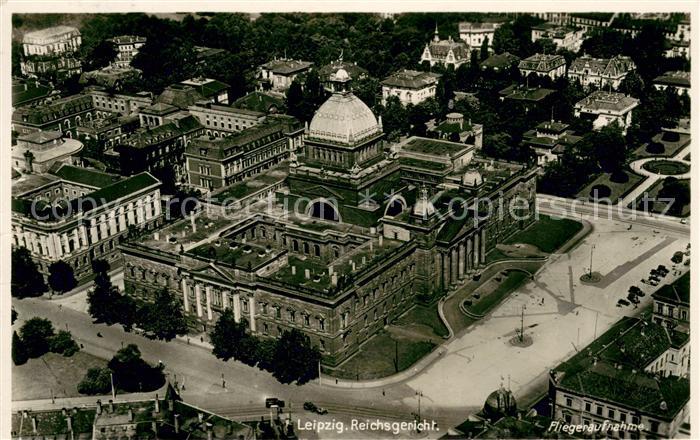 LEIPZIG Sachsen Reichsgericht Fliegeraufnahme
