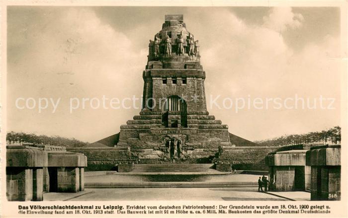 LEIPZIG Sachsen Voelkerschlachtdenkmal