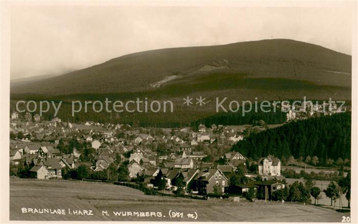 Braunlage Panorama mit Wurmberg