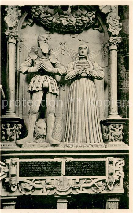 Simmern Hunsrueck Wandgraeber in der Stephanskirche Pfalzgraf Johann II und sein