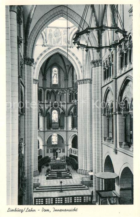Limburg Lahn Dom Innenansicht Kupfertiefdruck