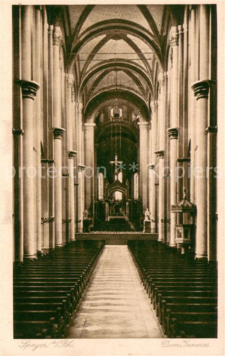 Speyer Rhein Dom Innenansicht