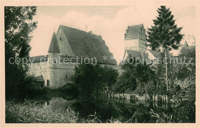 Dinkelsbuehl Stadtmuehle Kupferdruck