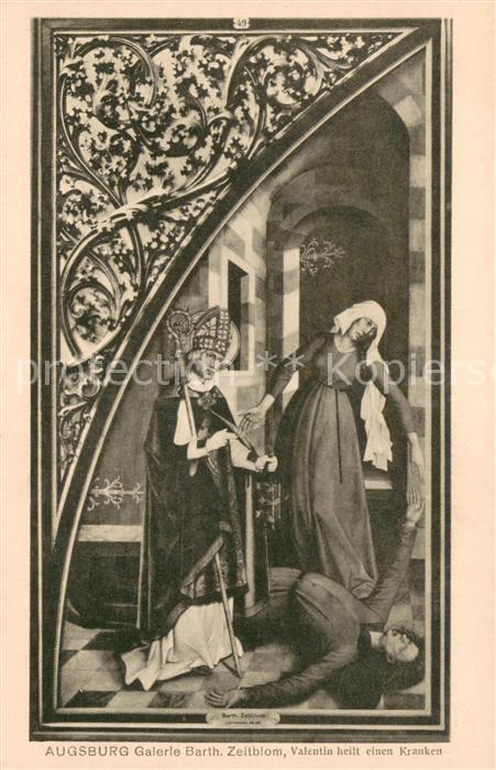 Augsburg Galerie Bartholomaeus Zeitblom Gemaelde Kunst