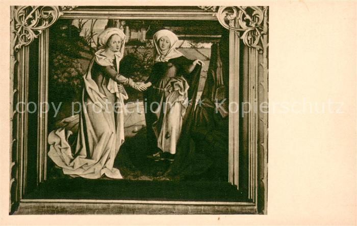 Augsburg Hans Burgkmaier Heimsuchung Mariae Gemaelde im Dom Kunst