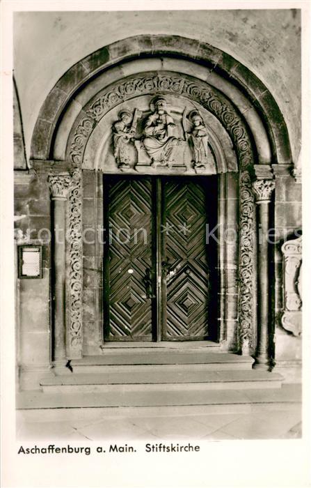 Aschaffenburg Main Stiftskirche Portal