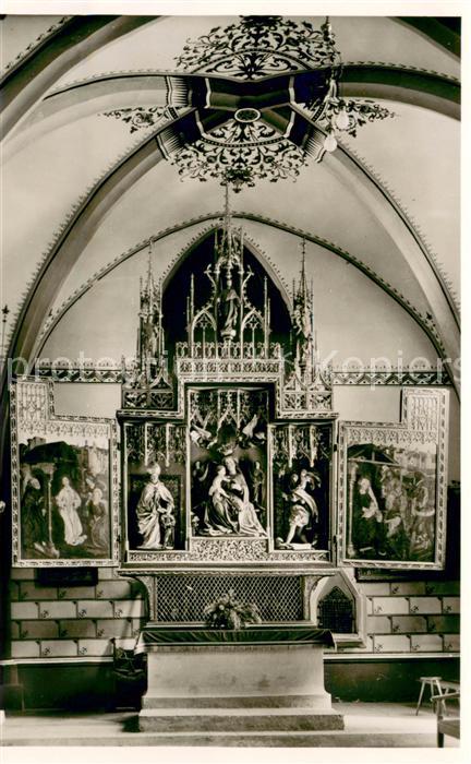 Bopfingen Ipf Hochaltar in der Stadtkirche 15. Jhdt. Luftkurort