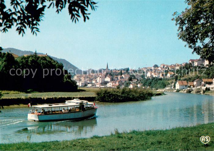Villers-le-Lac Bords du Doubs Bateau