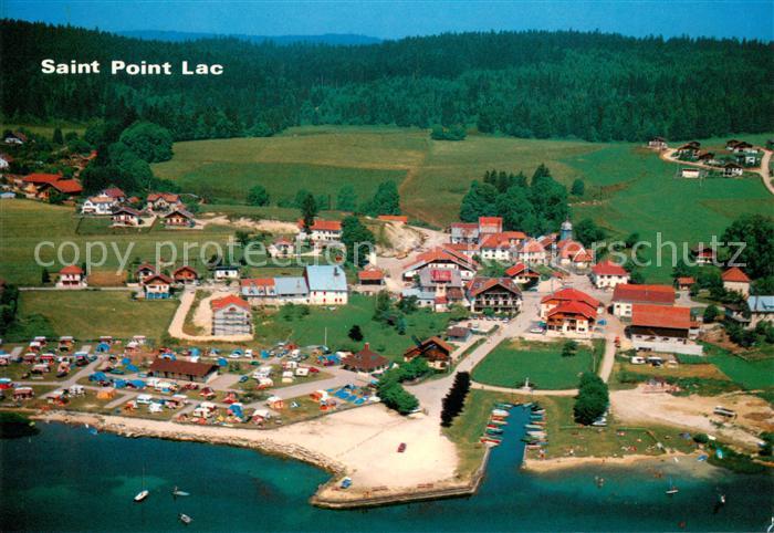 Saint-Point-Lac Camping vue aérienne