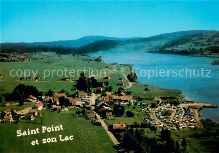 Saint-Point-Lac Vue aérienne