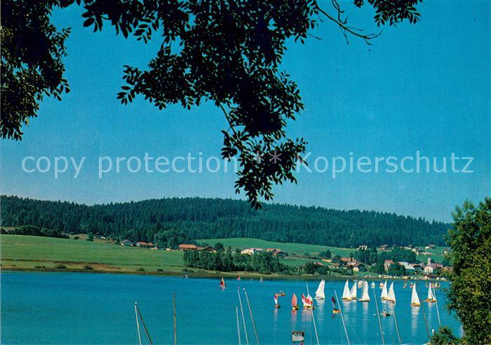 Malbuisson Doubs Voilier sur le Lac de Saint Point