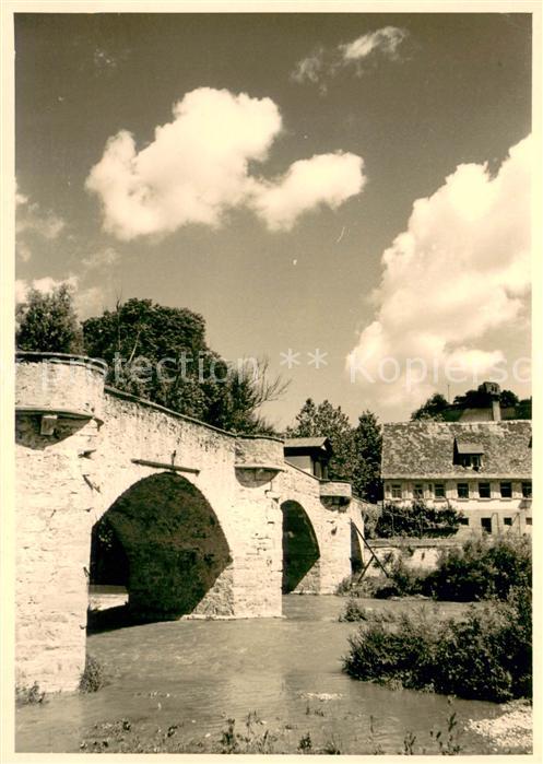 Bad Ingelfingen Partie am Kocher Steinbruecke