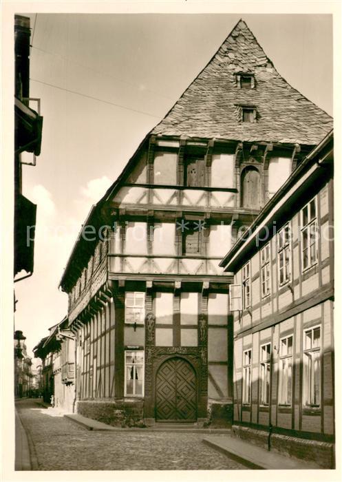 Goslar Moenchehaus Fachwerkhaus Historisches Gebaeude