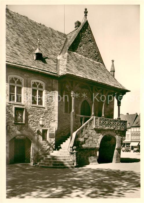 Goslar Rathaus Freitreppe 16. Jhdt.