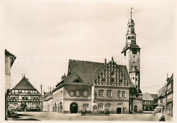 Gardelegen Rathaus mit Hotel Deutsches Haus