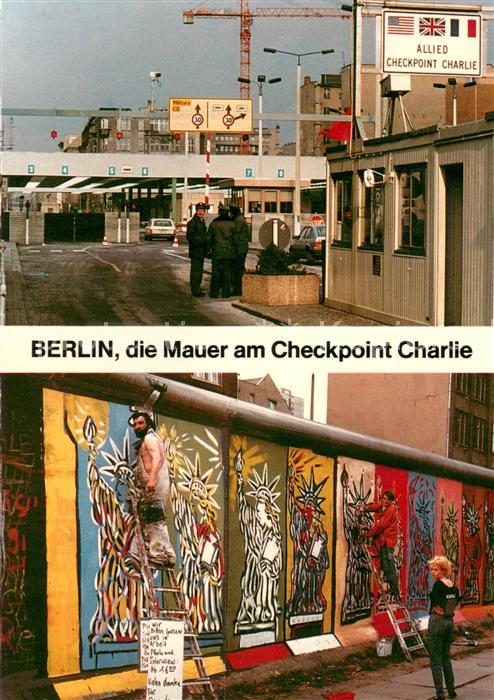 Berlin Checkpoint Charlie Berliner Mauer