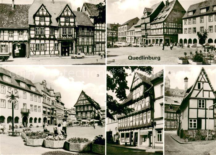 Quedlinburg Klopstockhaus Markt Schneemelcherhaus Marktstrasse Finkenherd