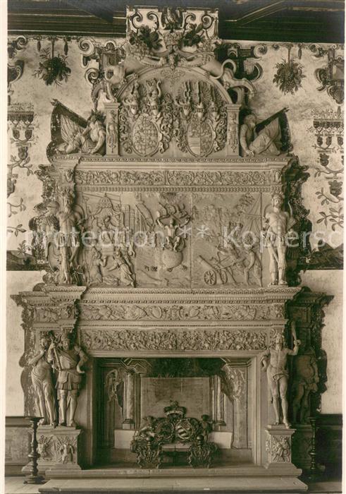 Weikersheim Schloss Kamin im Grossen Saal