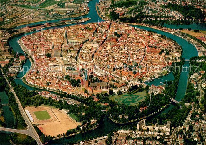 Luebeck Fliegeraufnahme