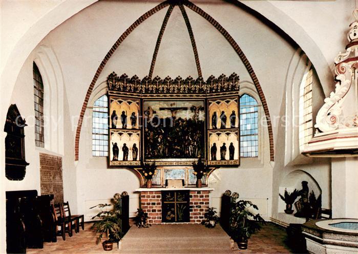 Tating Eiderstedt Spaetgotischer Schnitzaltar der St Magnus Kirche