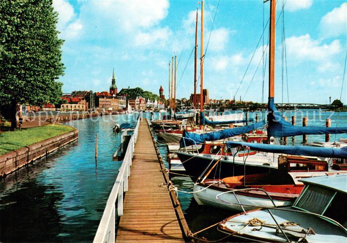 Kappeln Schlei Panorama Yachthafen