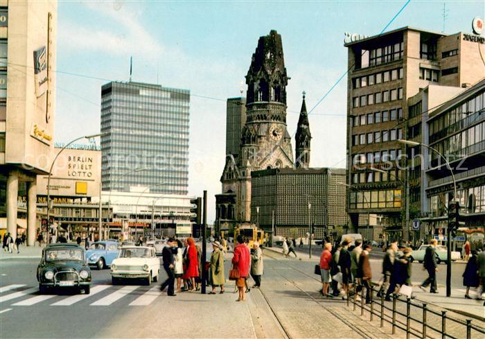 Berlin Europa Center und Kaiser Wilhelm Gedaechtniskirche